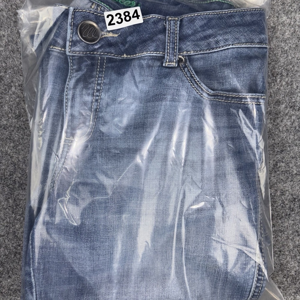 Wrangler Bootcut Jeans Women's‎ 7/8 Western Faded Flare 32x31 Medium Wash Blue - Picture 12 of 12